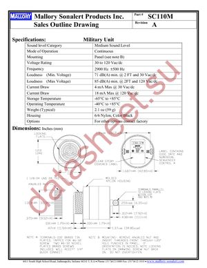 SC110M datasheet  